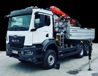 MAN TGS 33.510 mit Kran